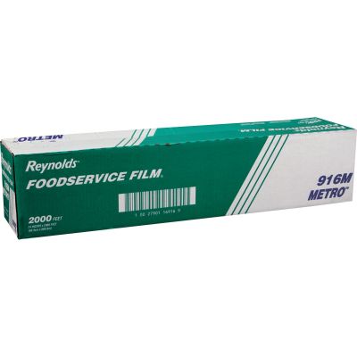 Pactiv 916M Reynolds Metro Foodservice Film Roll, 24" x 2000', Clear - 1 / Case