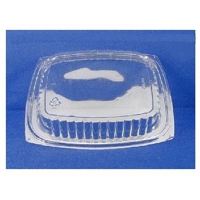 Pactiv YCN8520100DO Plastic Dome Lid for MicroMax 16 oz, 24 oz, 32 oz Trays, Clear - 252 / Case