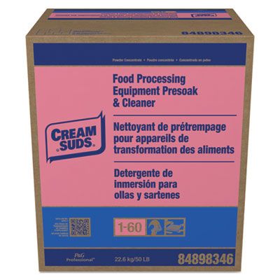 Cream Suds 43612 Pot and Pan Presoak and Dishwashing Detergent Powder, 50 lb Box - 1 / Case