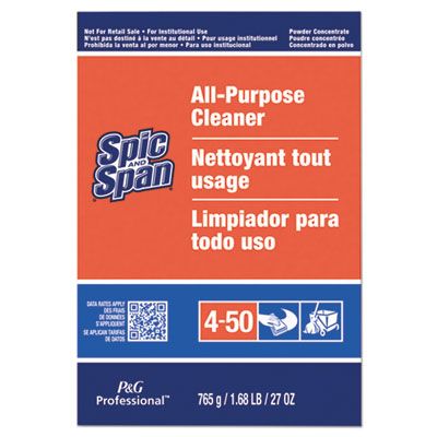 P&G 31973 Spic and Span All-Purpose Floor Cleaner, Powder, 27 oz Box - 12 / Case