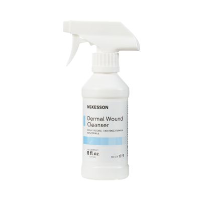 McKesson 1719 Dermal Wound Cleanser, 8 oz Spray Bottle - 6 / Case