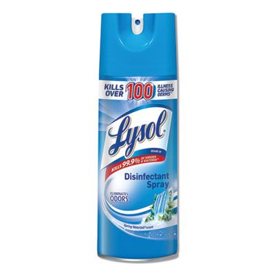Reckitt Benckiser 2845 Lysol Disinfectant Spray, Spring Waterfall Scent, 12.5 oz Aerosol Can - 12 / Case