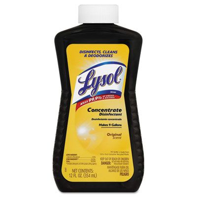 Reckitt Benckiser 77500 Lysol Concentrate Disinfectant, 12 oz Bottle - 6 / Case