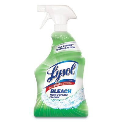 Reckitt Benckiser 78914 Lysol Bleach Multi-Purpose Cleaner, 32 oz Trigger Spray Bottle - 12 / Case