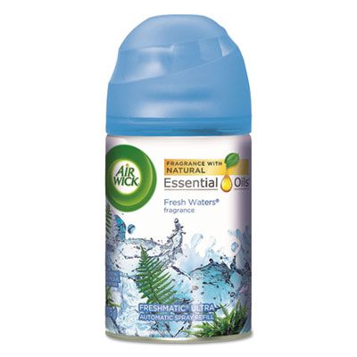 Reckitt Benckiser 79553 Air Wick Air Freshmatic Automatic Spray Refill, Fresh Waters Scent, 5.89 oz - 6 / Case
