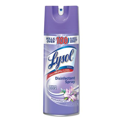 Reckitt Benckiser 80833 Lysol Disinfectant Spray, Early Morning Breeze Scent, 12.5 oz Aerosol - 12 / Case