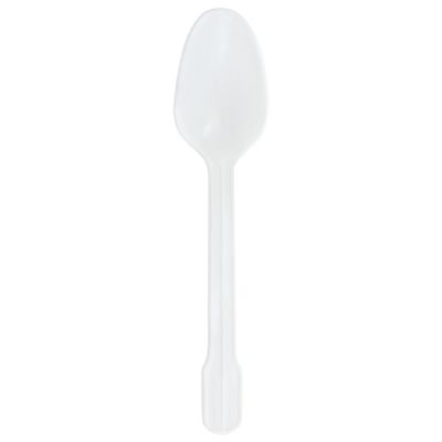 McKesson 16-70034 Medi-Pak Plastic Spoons, Polypropylene, White - 1000 / Case