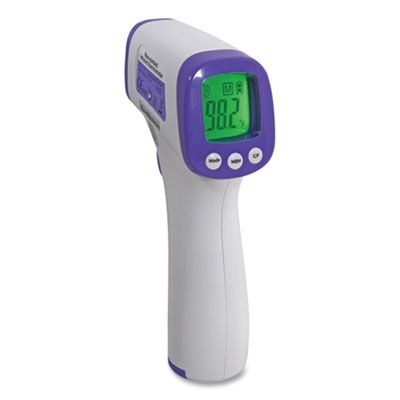 San Jamar THDG986 Non-Contact Infrared Thermometer, Digital, White - 1 / Case