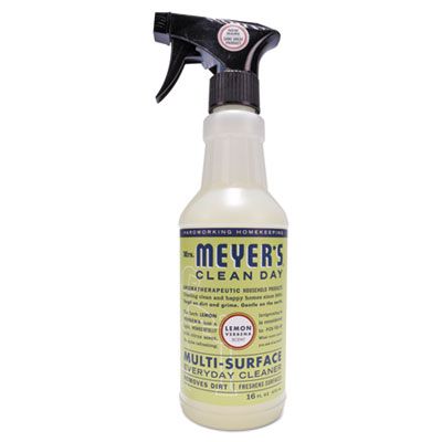 SC Johnson 323569 Mrs. Meyer's Multi-Surface Cleaner Spray, 16 oz, Lemon Scent - 6 / Case