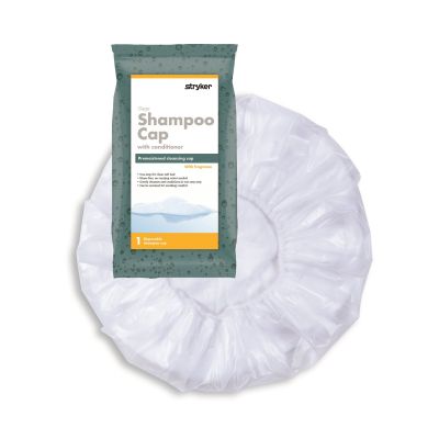 Comfort Bath Shampoo Cap, Rinse-Free, Powder Scent - 40 / Case
