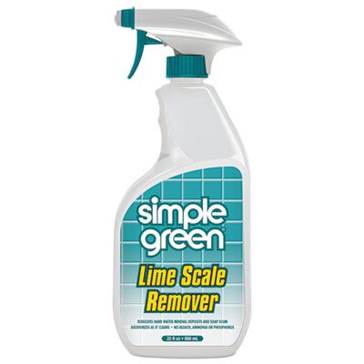 Simple Green 50032 Lime Scale Remover, Wintergreen Scent, 32 oz Spray Bottle - 12 / Case