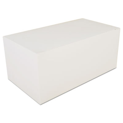 Southern Champion Tray 2757 Paper Carryout Boxes, Tuck Top, 9" x 57#34; x 4", White - 250 / Case
