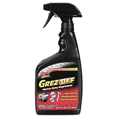Spray Nine 22732 Grez-Off Heavy Duty Degreaser, 32 oz Spray Bottle - 12 / Case