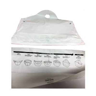 Pan Pacific 1SG211910WT2 Seal 2 Go Tamper Evident Home Meal Delivery Bags, 21" x 19" x 10", White - 250 / Case