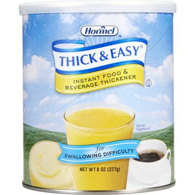 Hormel Food 17938 Thick & Easy Food and Beverage Thickener Powder, Unflavored, 8 oz Canister - 12 / Case