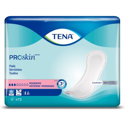 TENA ProSkin Incontinence Pads, Light Absorbency - 216 / Case