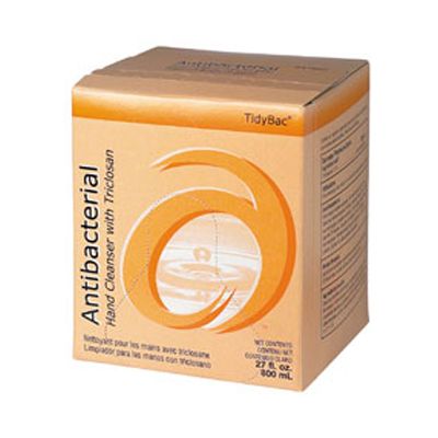 Advantage Soap A7802 TidyBac Antibacterial Hand Soap Refill, 800 mL Bag - 12 / Case