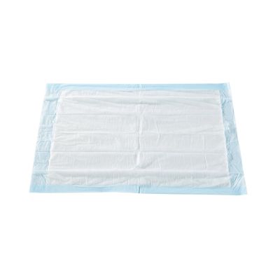 McKesson UPLT1724 Classic Underpads, 17" x 24", Disposable, Fluff / Polymer, Light Absorbency, White / Blue - 300 / Case
