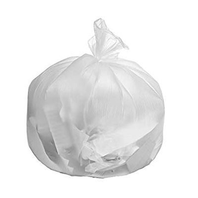 Vintage NCSR303716N 20-30 Gallon Garbage Bags / Trash Can Liners, 16 Mic, 30" x 37", Clear - 500 / Case