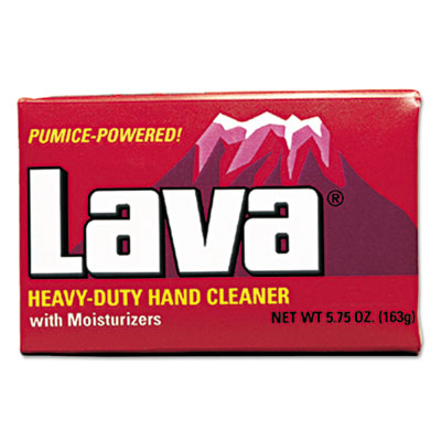 WD-40 10185 Lava Heavy Duty Hand Cleaner Soap, Pumice, 5.75 oz Bar - 24 / Case