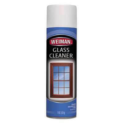 Weiman 10 Foaming Glass Cleaner, 19 oz Aerosol Can - 6 / Case