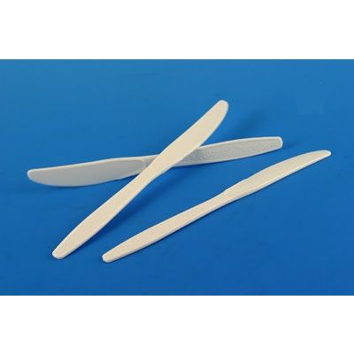 White Plastic Knives, Extra Heavyweight Polystyrene - 1000 / Case (702WH)