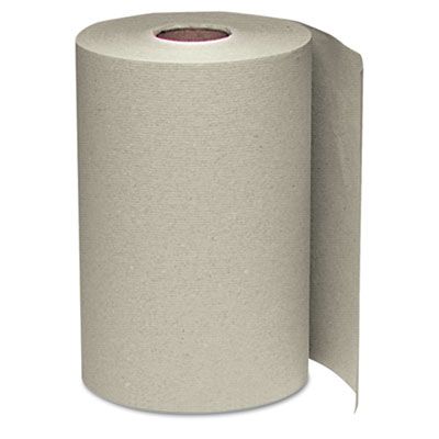 Windsoft 108 Hardwound Roll Paper Hand Towels, 8" x 350', Brown - 12 / Case
