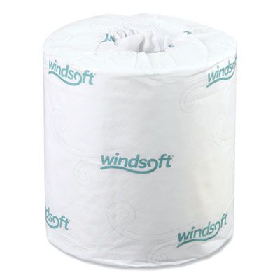 Windsoft 2405 Toilet Paper, 2 Ply, Recycled, 500 Sheets / Standard Roll - 48 / Case