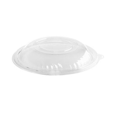 WNA APB160DM Dome Lid for 160 oz CaterLine Pack N Serve 12" Plastic Serving Bowl, PET, Clear - 25 / Case