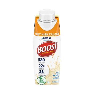 Boost Very High Calorie Oral Supplement, Vanilla, 8 oz Carton - 24 / Case