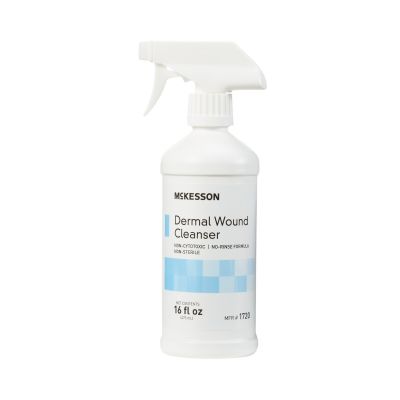 McKesson 1720 Dermal Wound Cleanser, No-Rinse, 16 oz Spray Bottle - 6 / Case