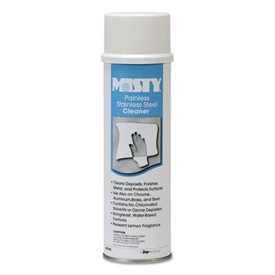 Zep 1001557 Misty Painless Stainless Steel Cleaner, 18 oz - 12 / Case