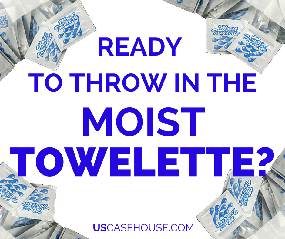 It's just a moist towelette!