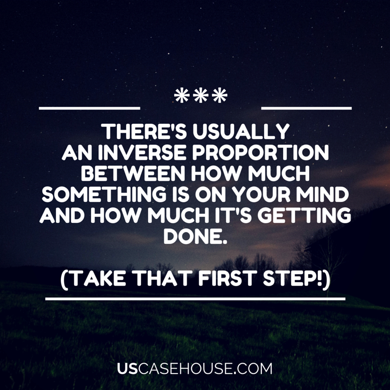 Take that first step!